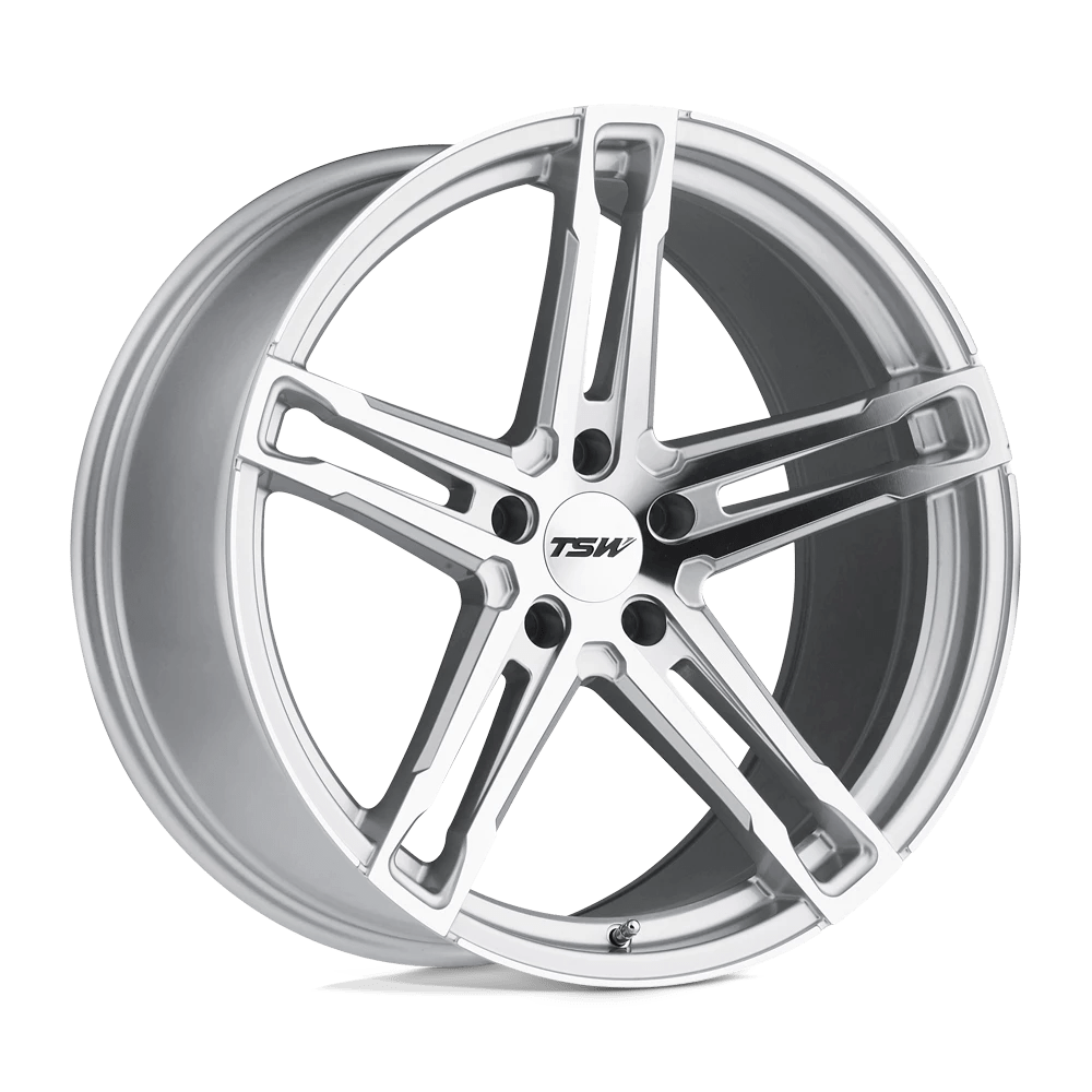 TSW MECHANICA 17X8 35 5X120/5X4.72 SILVER W/ MIRROR CUT FACE