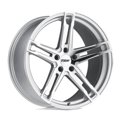 TSW MECHANICA 17X8 35 5X120/5X4.72 SILVER W/ MIRROR CUT FACE