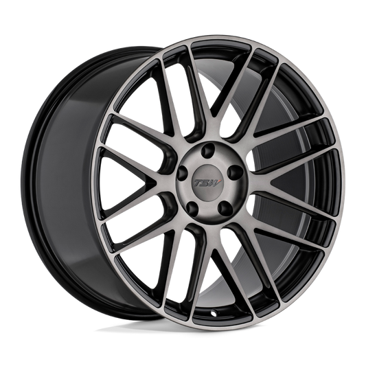 TSW NORD 19X8.5 35 5X120/5X4.72 SEMI GLOSS BLACK MILLED-MACHINED DARK TINT FACE