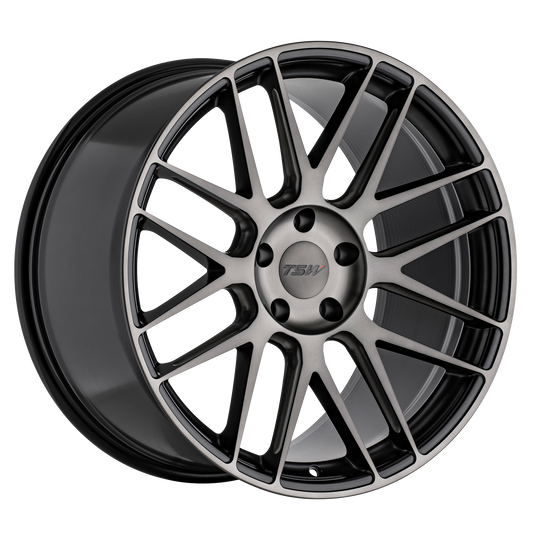 TSW NORD 20X9 30 5X120/5X4.72 SEMI GLOSS BLACK MILLED-MACHINED DARK TINT FACE