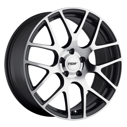 TSW NURBURGRING 18X8 40 5X110/5X110 GUNMETAL W/ MIRROR CUT FACE