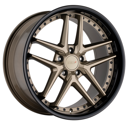 TSW PREMIO 19X9.5 20 5X120/5X4.72 MATTE BRONZE W/ GLOSS BLACK LIP