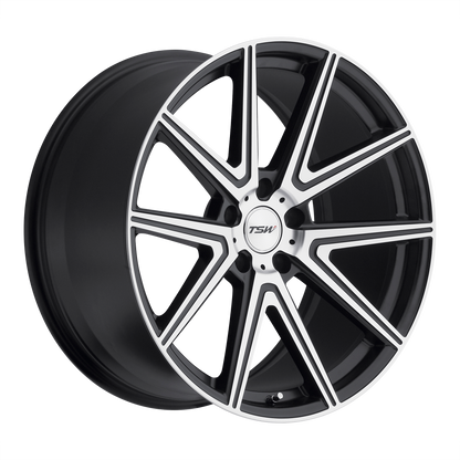 TSW ROUGE 20X10 25 5X120/5X4.72 GUNMETAL W/ MIRROR CUT FACE