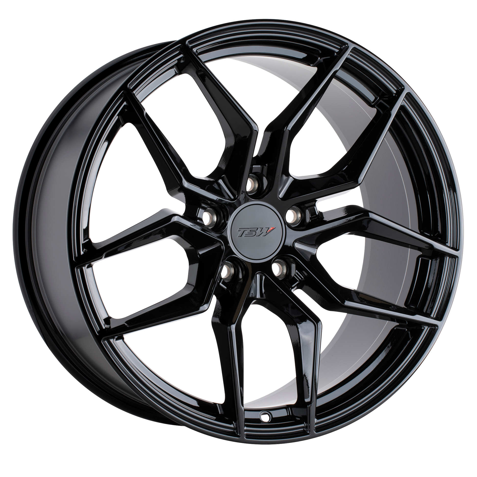 TSW SILVANO 20X8.5 20 5X120/5X4.72 GLOSS BLACK