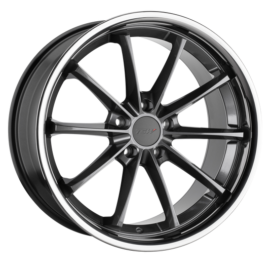 TSW SWEEP 19X9.5 40 5X120/5X4.72 GLOSS GUNMETAL W/ STAINLESS LIP