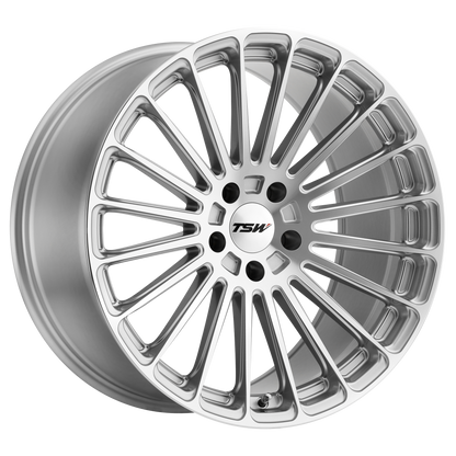 TSW TURBINA 22X10.5 35 5X120/5X4.72 TITANIUM SILVER W/ MIRROR CUT FACE