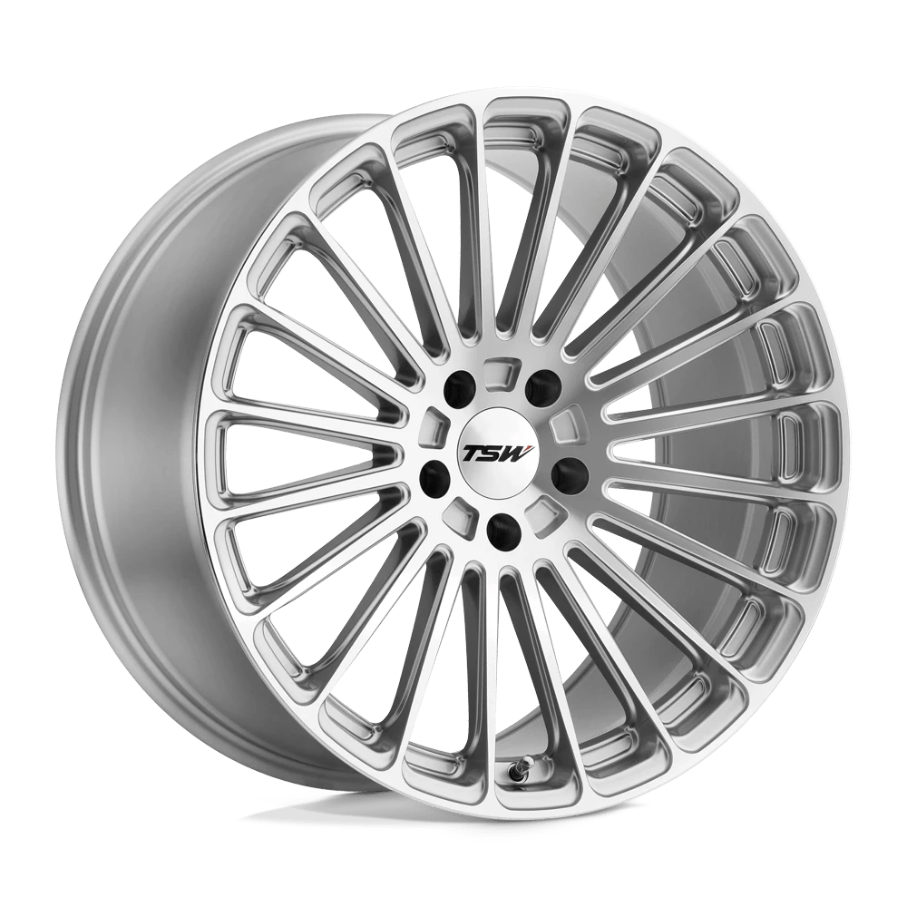 TSW TURBINA 18X8.5 35 5X120/5X4.72 TITANIUM SILVER W/ MIRROR CUT FACE