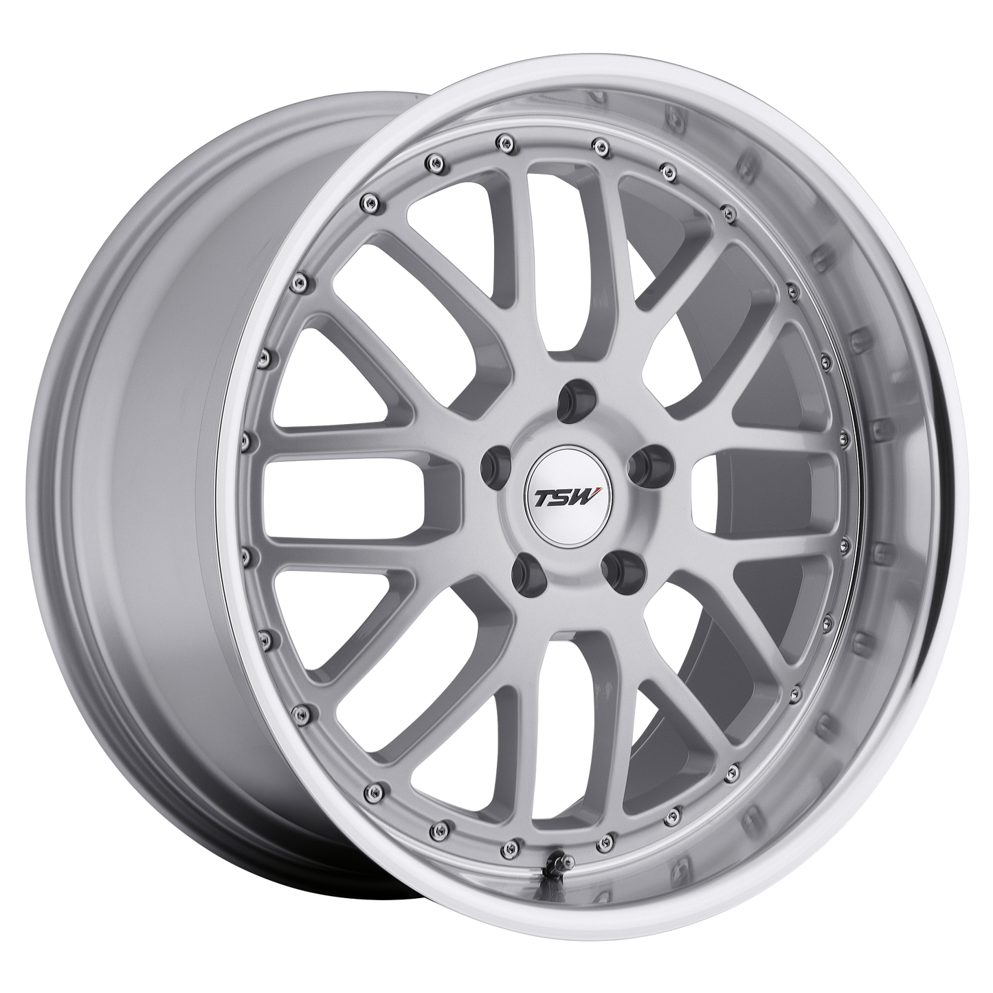 TSW VALENCIA 19X9.5 40 5X120/5X4.72 SILVER W/ MIRROR CUT LIP