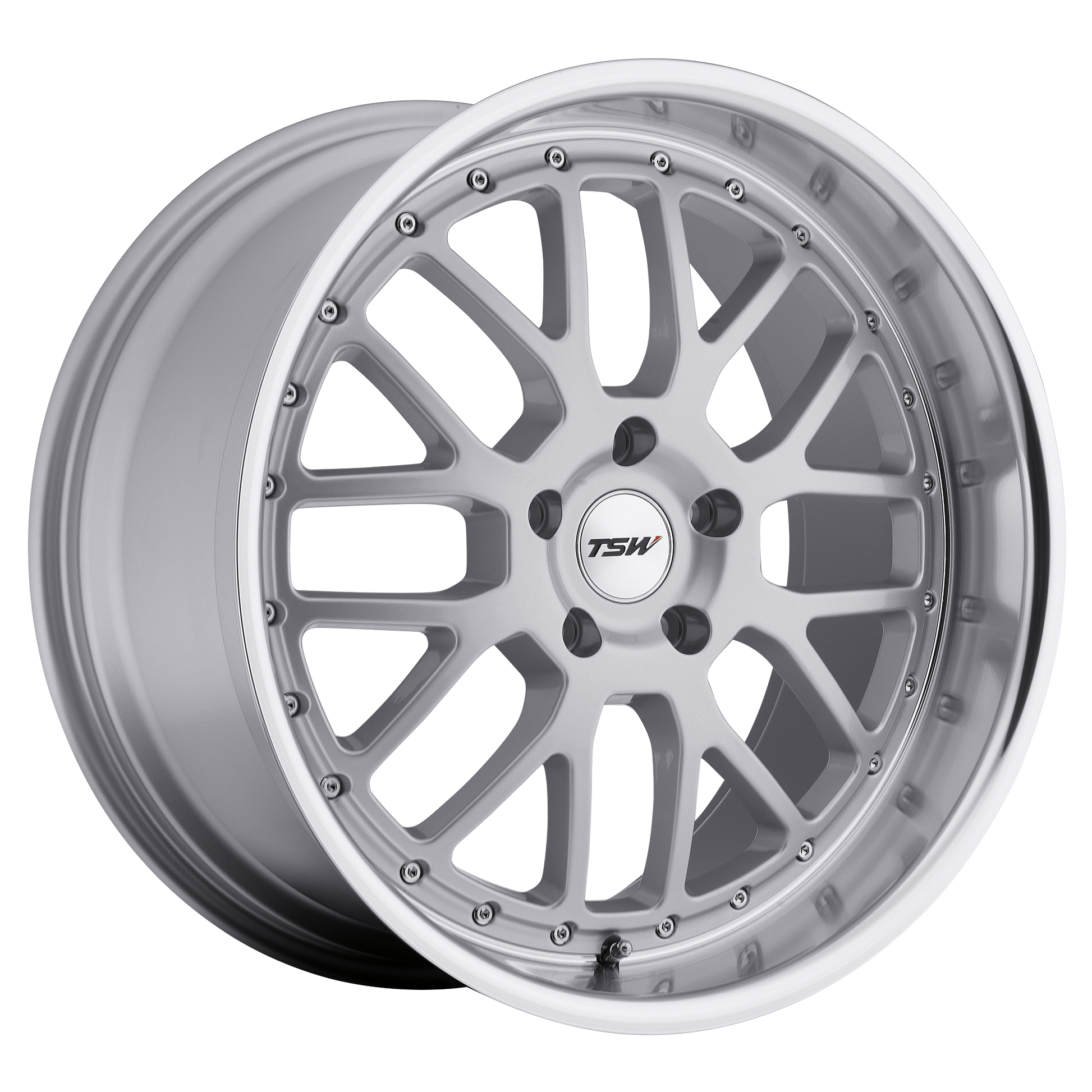 TSW VALENCIA 20X8.5 35 5X120/5X4.72 SILVER W/ MIRROR CUT LIP
