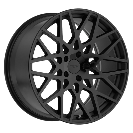 TSW VALE 20X8.5 35 5X120/5X4.72 DOUBLE BLACK - MATTE BLACK W/ GLOSS BLACK FACE