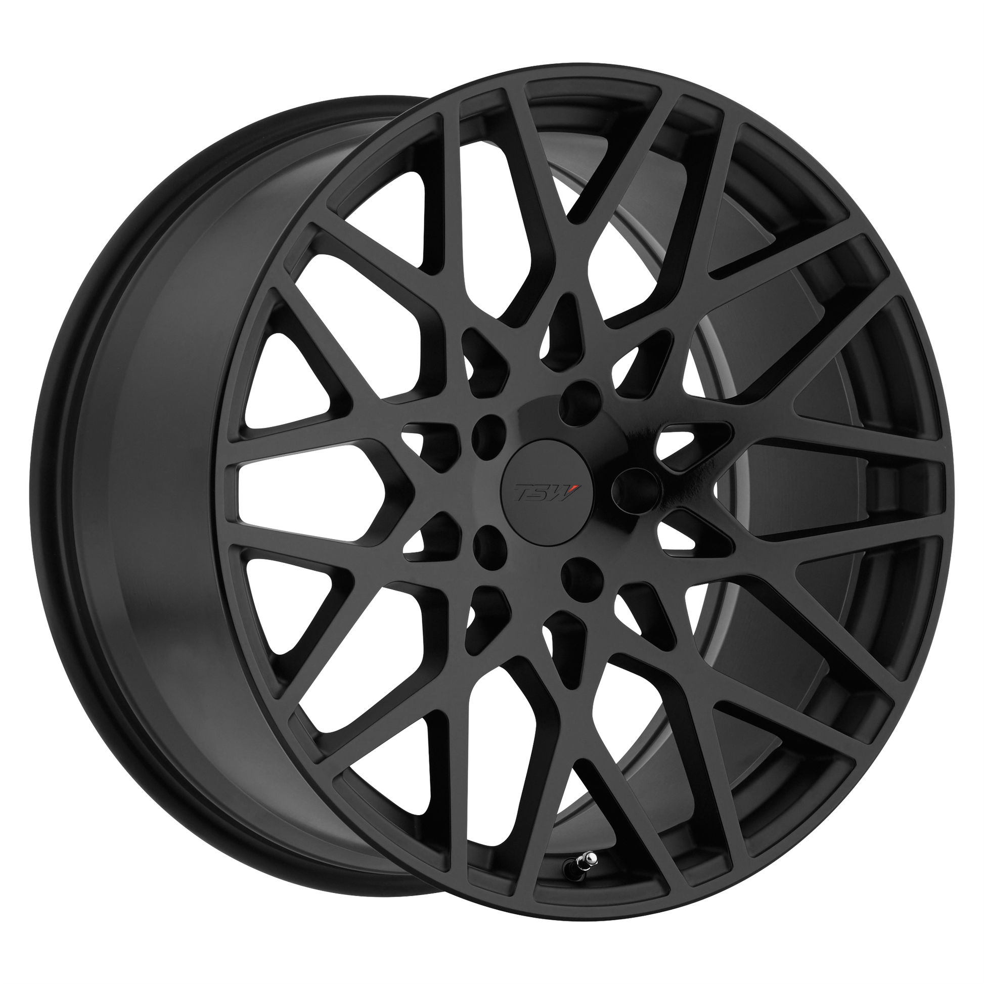 TSW VALE 20X8.5 20 5X120/5X4.72 DOUBLE BLACK - MATTE BLACK W/ GLOSS BLACK FACE
