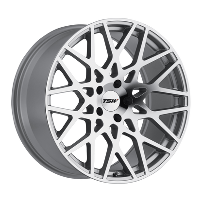 TSW VALE 20X10 40 5X112/5X112 SILVER W/ MIRROR CUT FACE