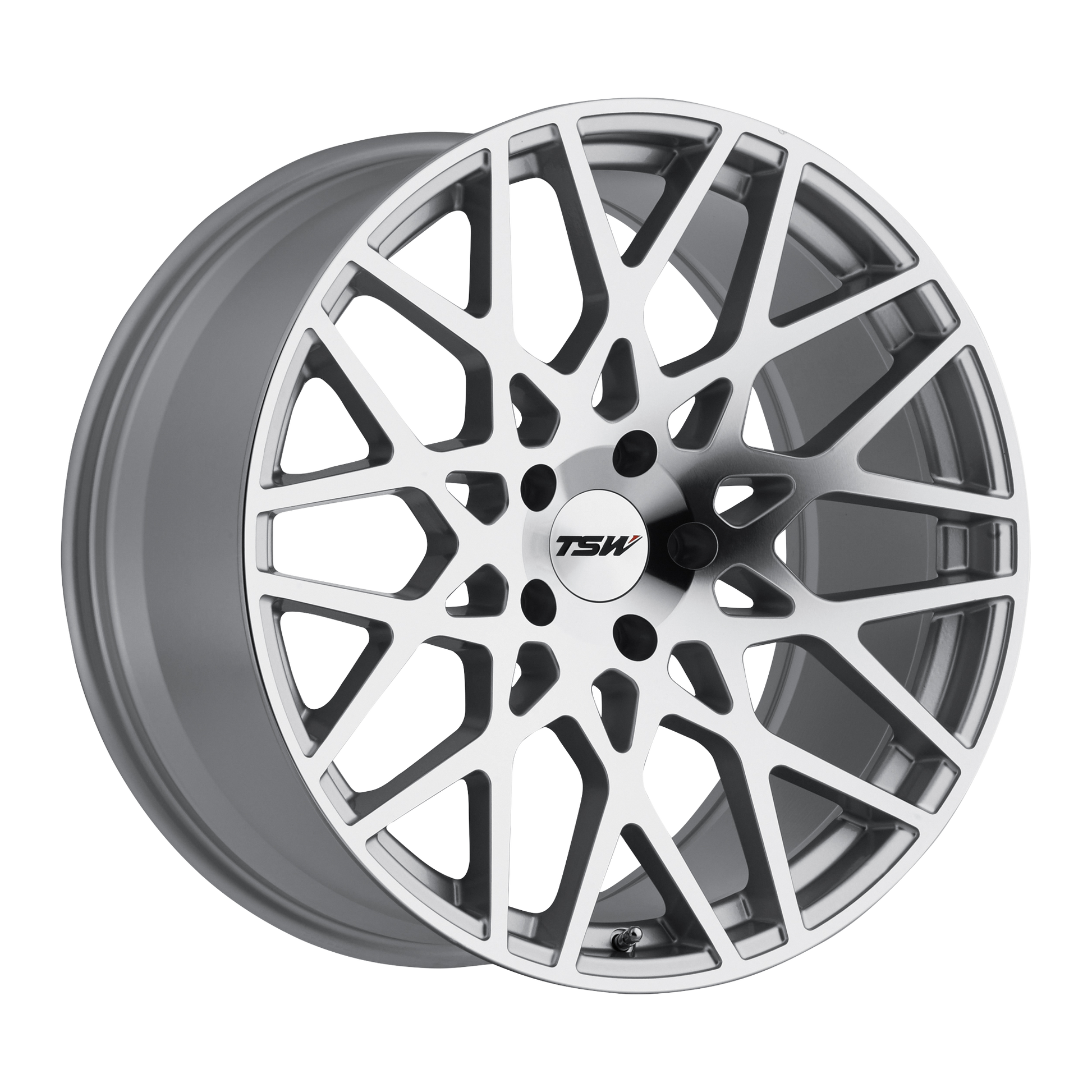 TSW VALE 17X8 35 5X120/5X4.72 SILVER W/ MIRROR CUT FACE