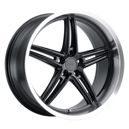 TSW VARIANTE 20X10 25 5X120/5X4.72 GLOSS BLACK W/ MACHINED LIP