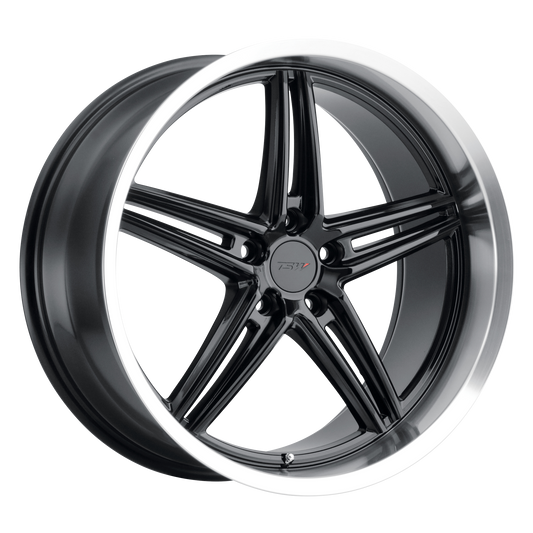 TSW VARIANTE 20X10 25 5X120/5X4.72 GLOSS BLACK W/ MACHINED LIP