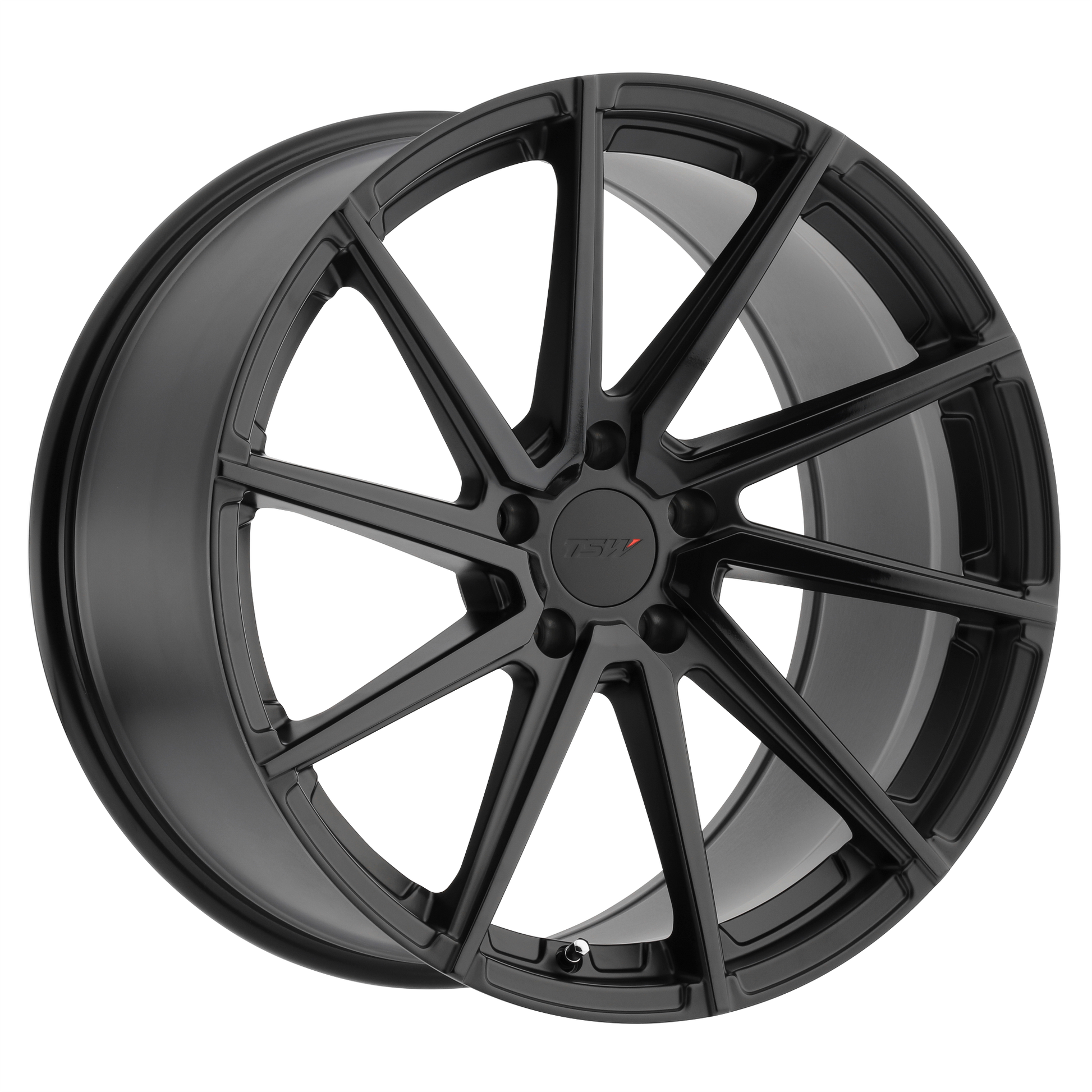 TSW WATKINS 20X10.5 25 5X120/5X4.72 DOUBLE BLACK - MATTE BLACK W/ GLOSS BLACK FACE