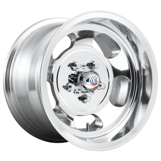 US Mag 1PC U101 INDY 15x9 -12 5x139.7/5x5.5 HIGH LUSTER POLISHED