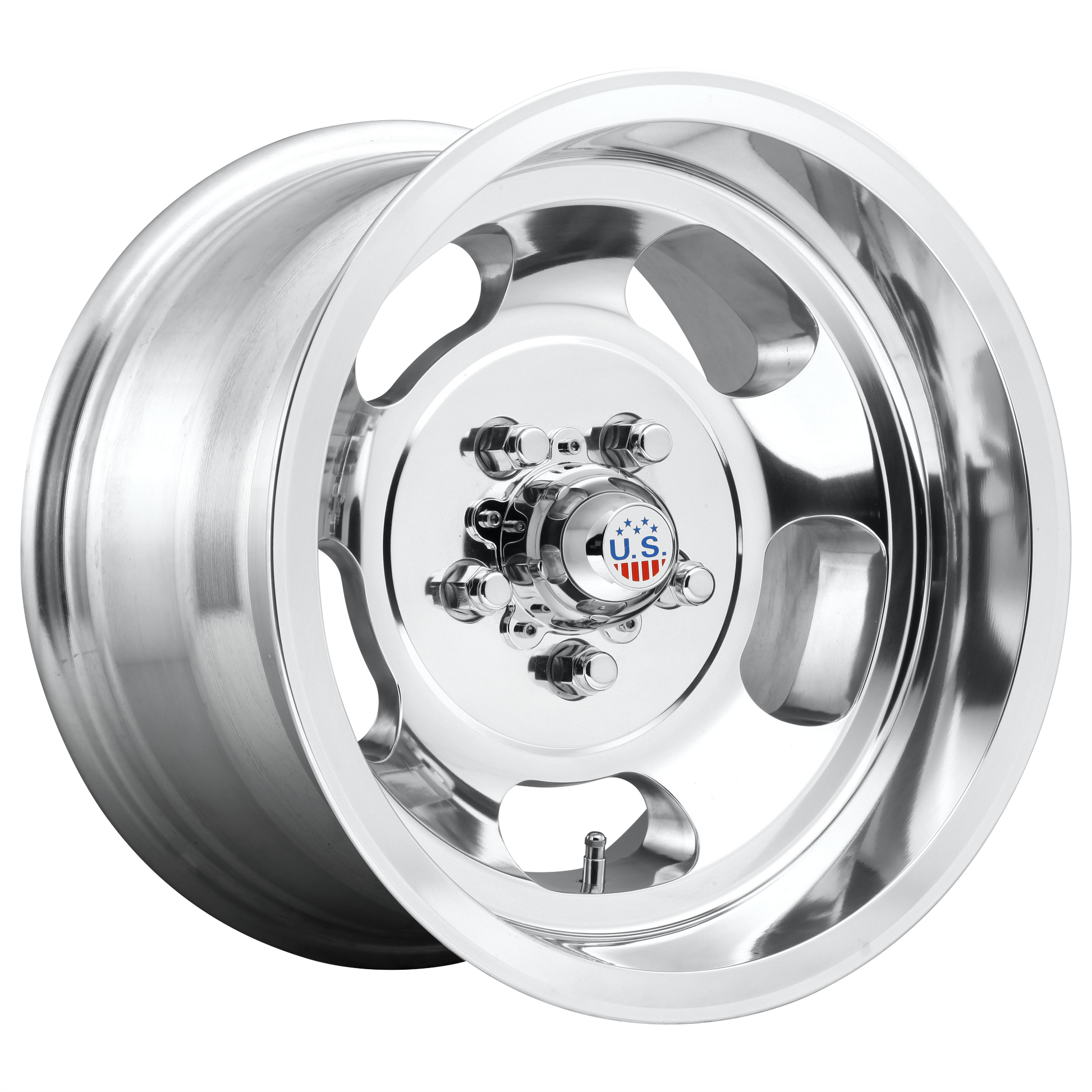 US Mag 1PC U101 INDY 15X10 -50 5X120.65 HIGH LUSTER POLISHED