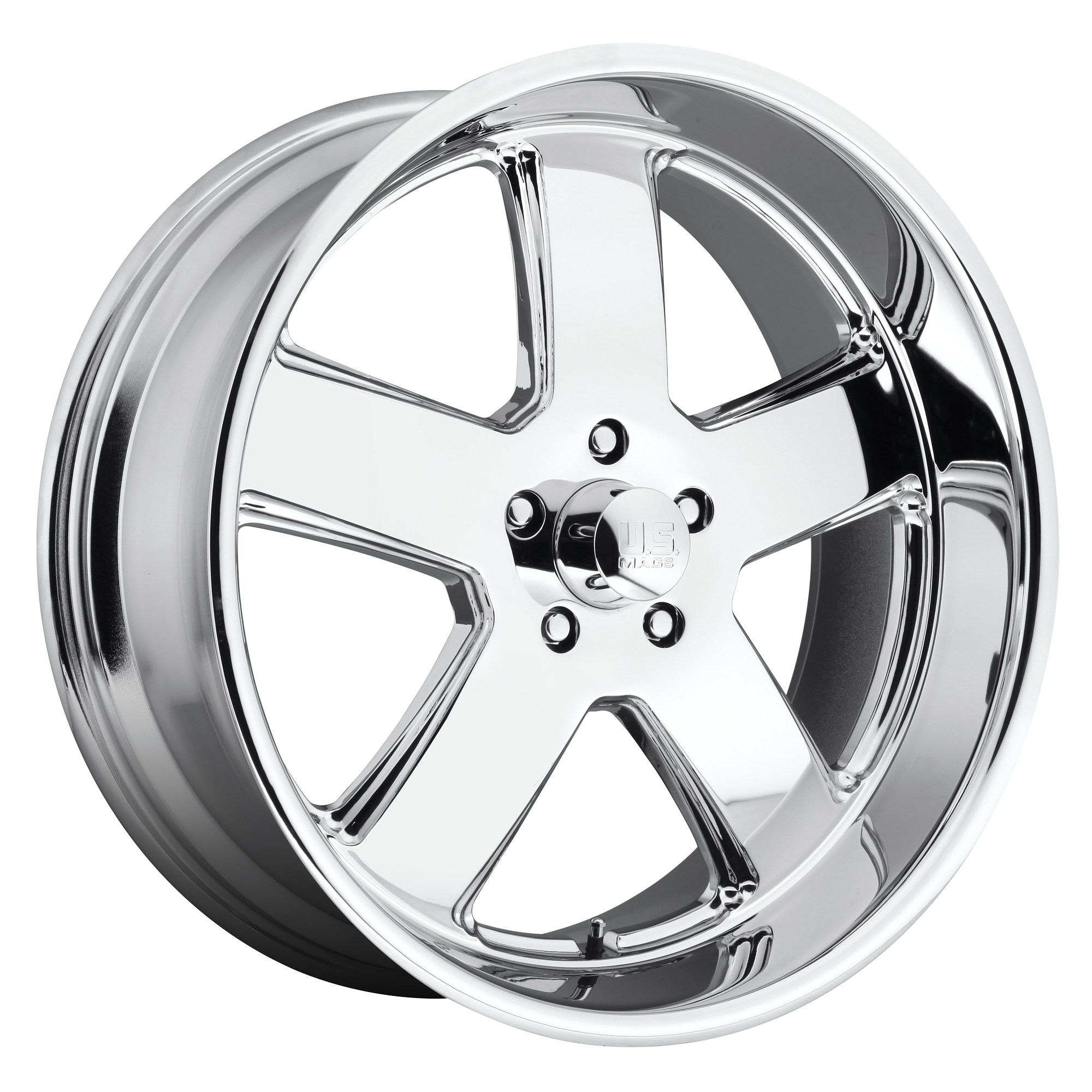 US Mag 1PC U116 HUSTLER 20x9.5 1 5x127/5x5.0 CHROME PLATED | Wheels ...