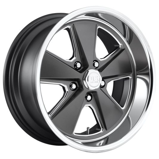 US Mag 1PC U120 ROADSTER 17x7 1 5x114.3/5x4.5 MATTE GUN METAL MACHINED