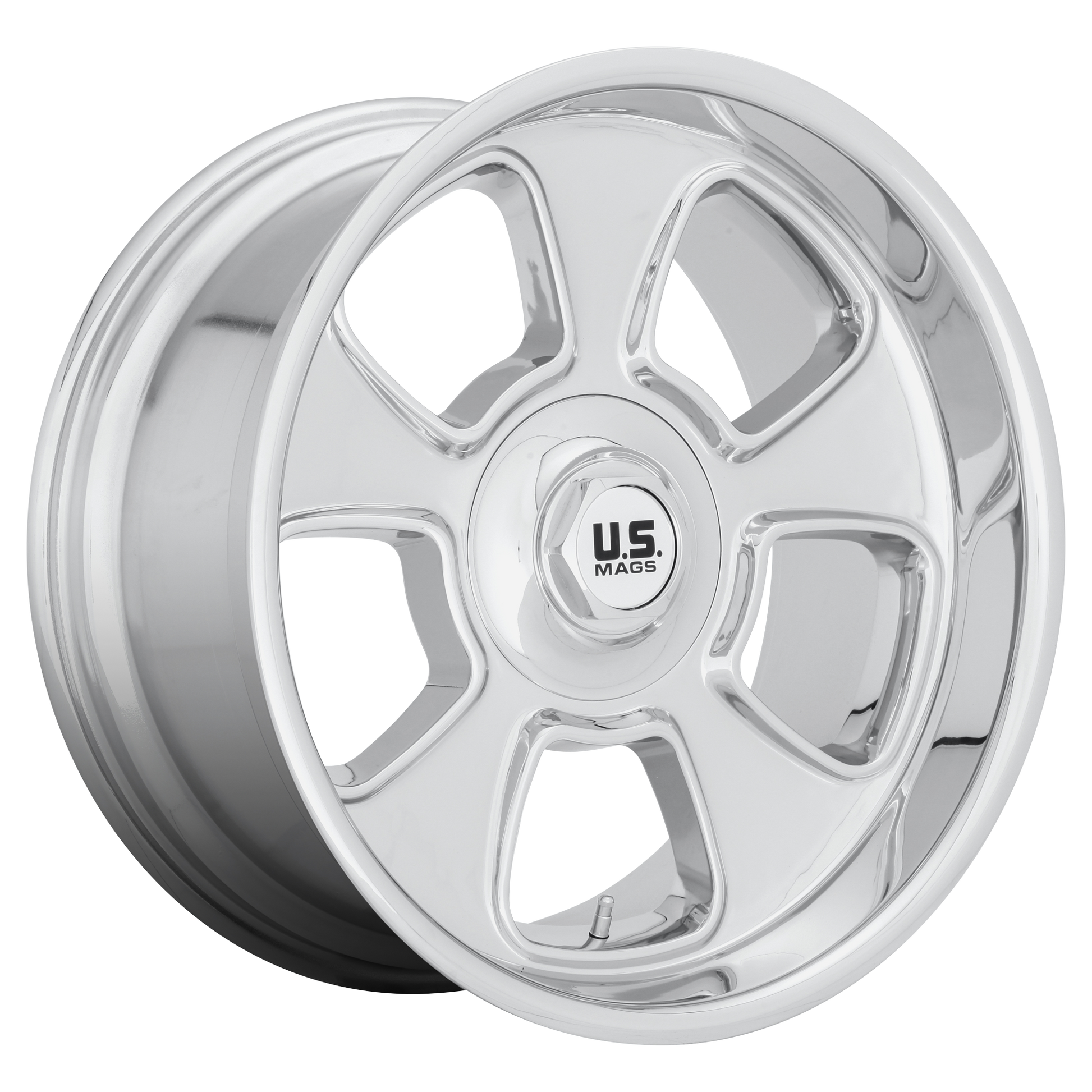 US Mag 1PC U126 BOULEVARD 20x8 1 5x127/5x139.7/5x5.0/5.5 CHROME PLATED