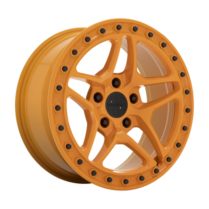 Victor Equipment BERG 17X8 10 5X130/5X130 GLOSS ORANGE WITH BLACK BOLTS