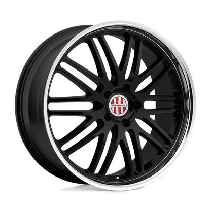 Victor Equipment LEMANS 18X11 36 5X130/5X130 GLOSS BLACK W/ MIRROR CUT LIP