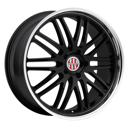 Victor Equipment LEMANS 18X11 36 5X130/5X130 GLOSS BLACK W/ MIRROR CUT LIP