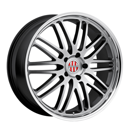 Victor Equipment LEMANS 20X8.5 45 5X130/5X130 HYPER SILVER W/ MIRROR CUT LIP