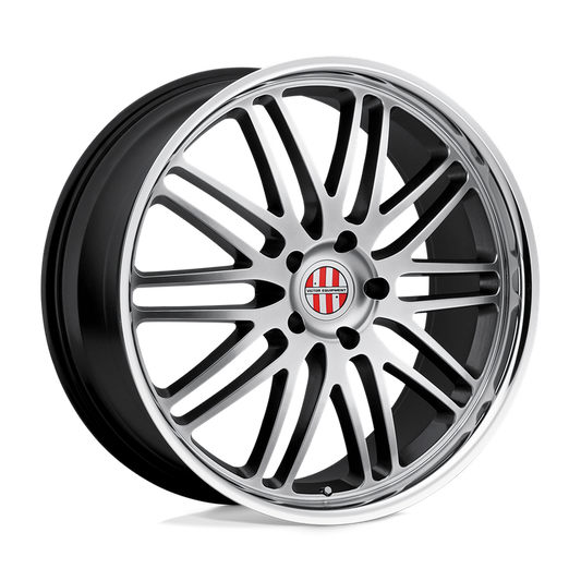 Victor Equipment LEMANS 18X11 52 5X130/5X130 HYPER SILVER W/ MIRROR CUT LIP