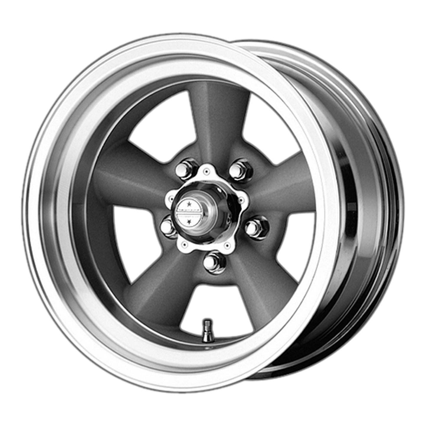 American Racing Vintage VN309 TT O 17x8 0 5x114.3/5x4.5 Vintage Silver Machined Lip