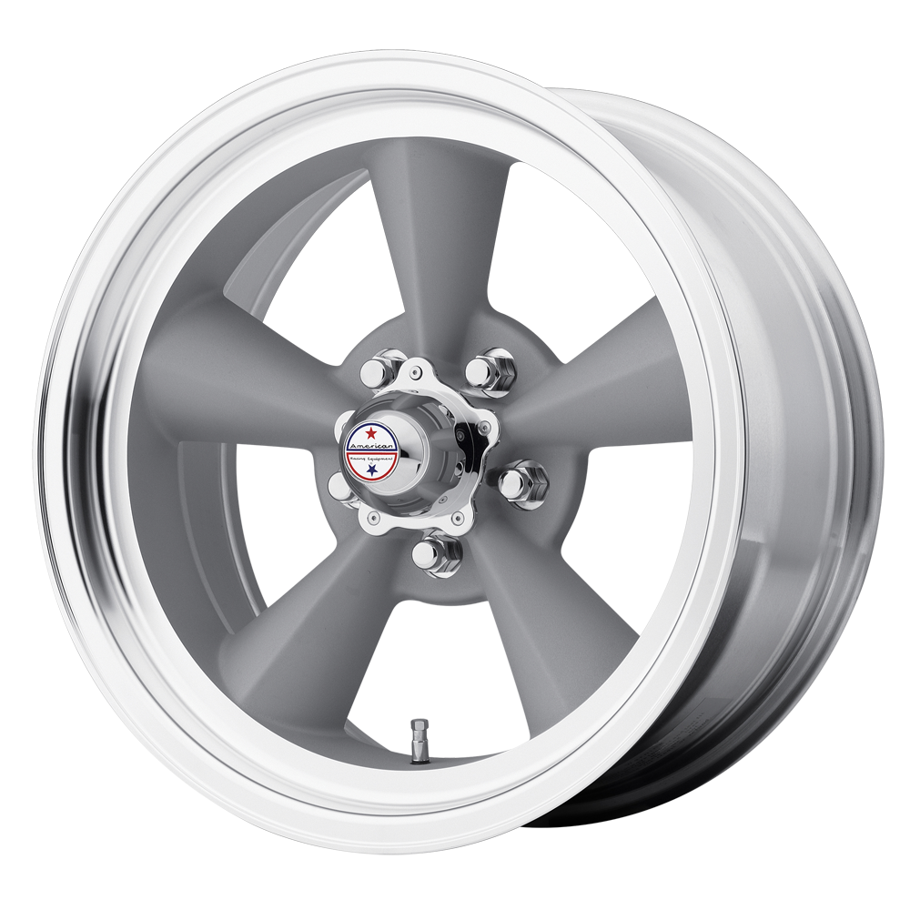 American Racing Vintage VN309 TT O 15X7 -6 5X127 VINTAGE SILVER MACHINED LIP