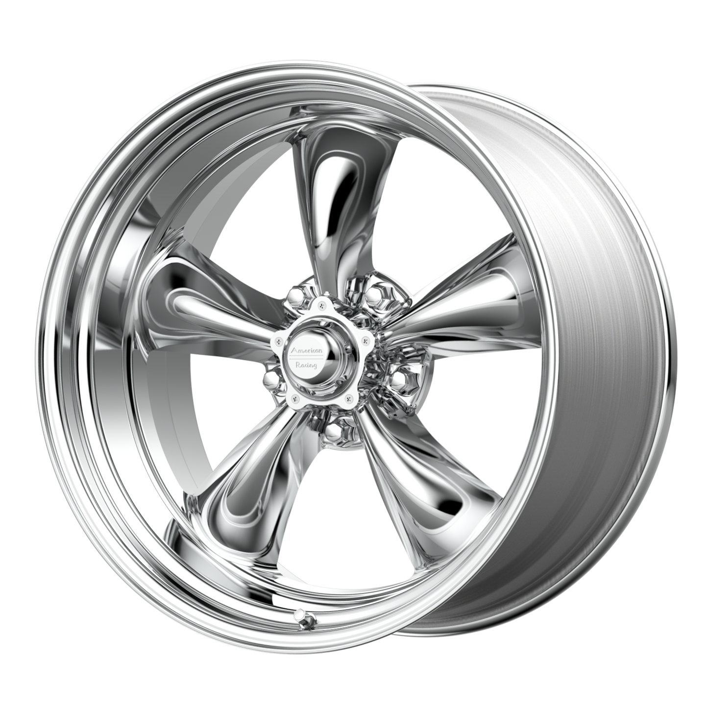 American Racing Vintage VN515 TORQ THRUST II 1 PC 18x7 6 5x114.3/5x4.5 Polished