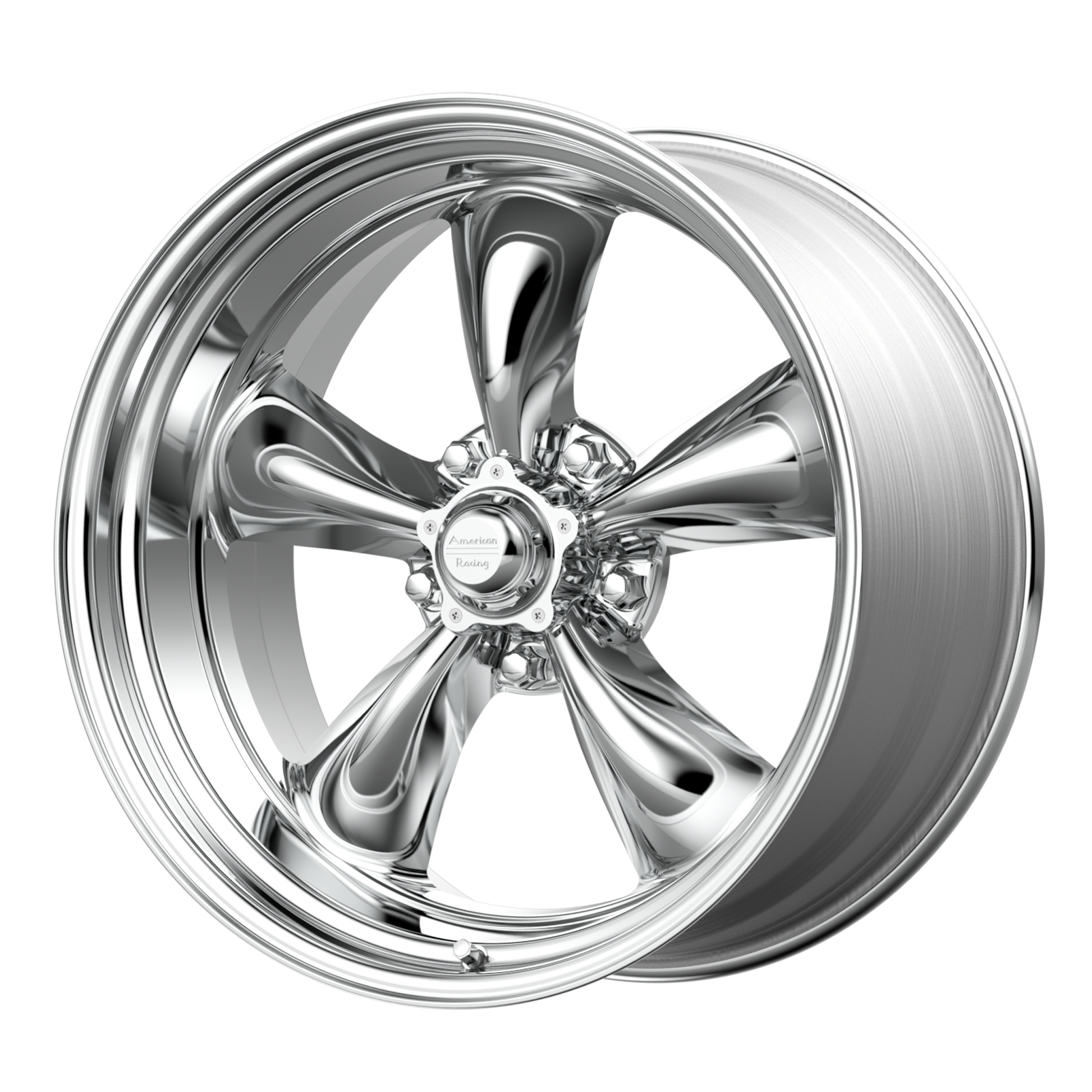 American Racing Vintage VN515 TORQ THRUST II 1 PC 18x7 6 5x114.3/5x4.5 Polished
