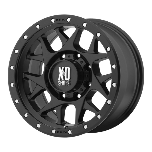 XD XD127 BULLY 18x9 18 6x139.7/6x5.5 Satin Black With Reinforcing Ring