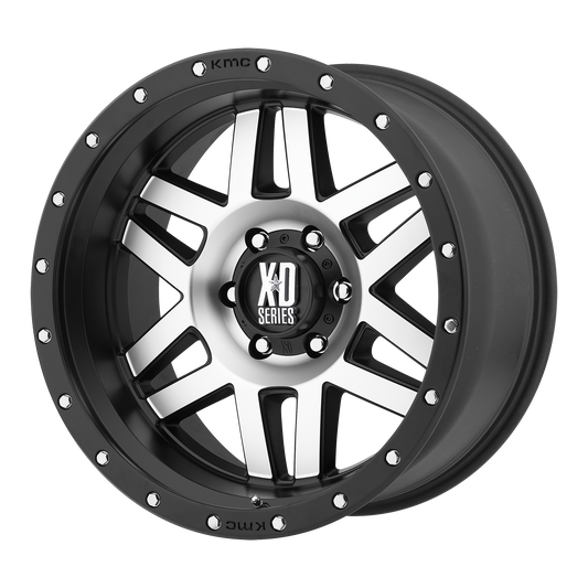 XD XD128 MACHETE 20X9 25 5X150 MACHINED FACE BLACK RING