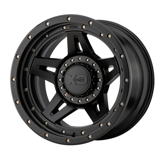 XD XD138 BRUTE 17x9 -12 BLANK/BLANK Satin Black