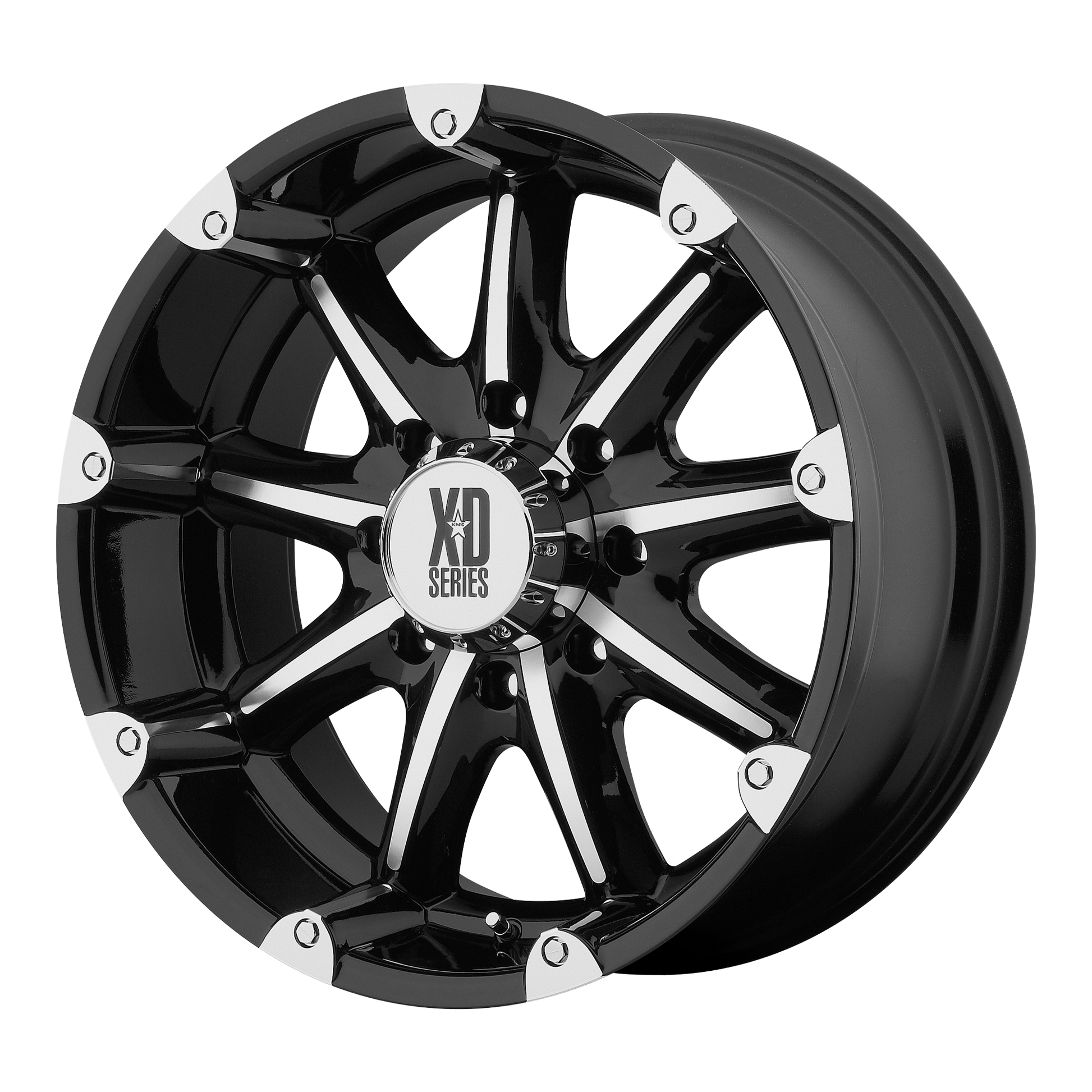 XD XD779 BADLANDS 20X9 18 6X135/6X5.3 Gloss Black Machined