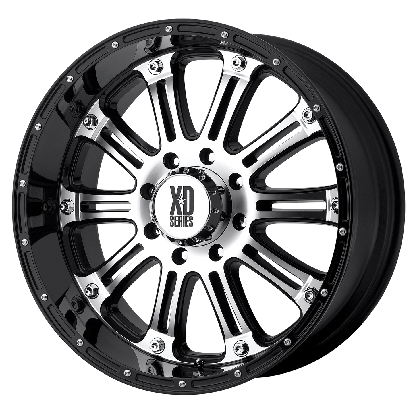 XD XD795 HOSS 20X9 18 8X170/8X6.7 GLOSS BLACK MACHINED