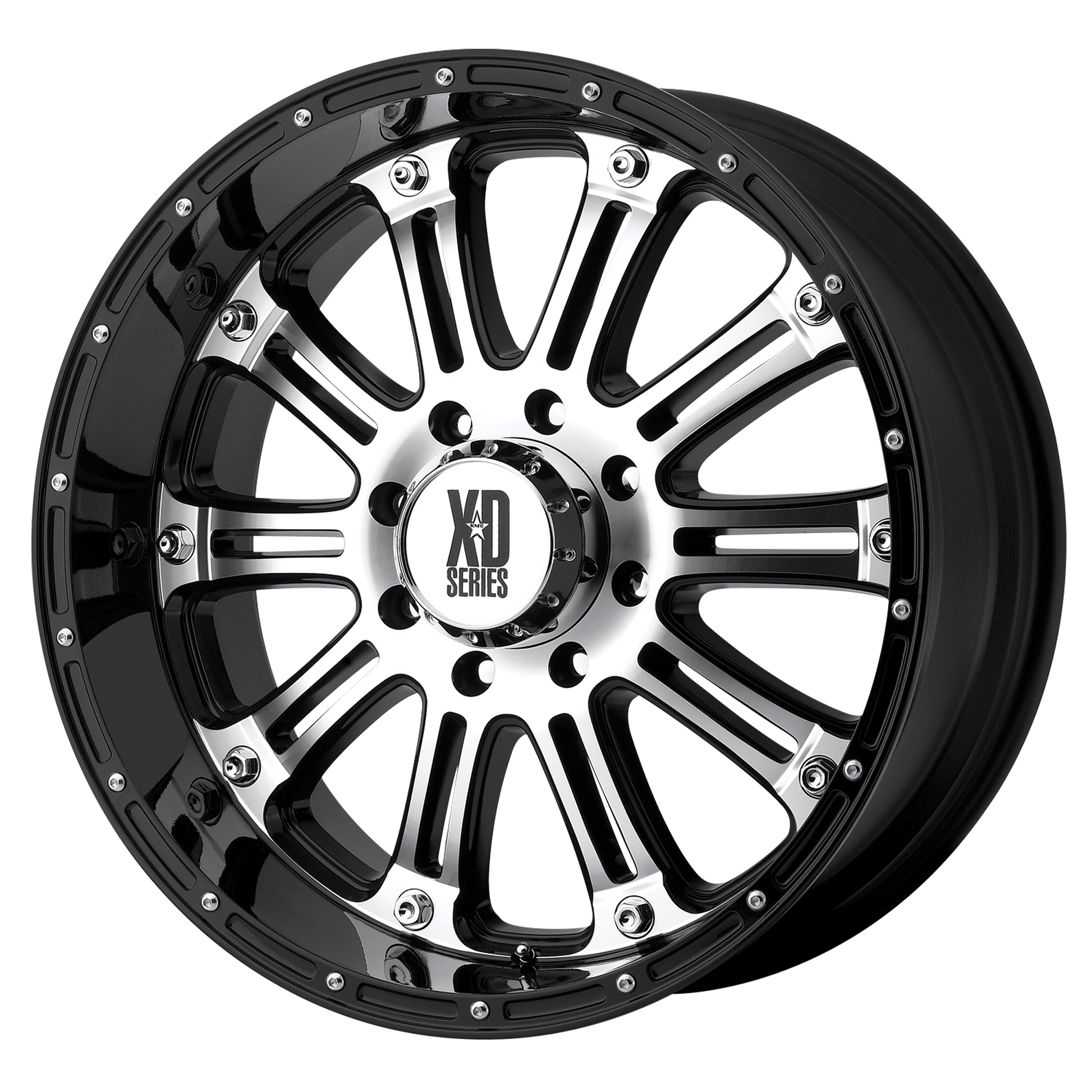 XD XD795 HOSS 20X9 18 8X170/8X6.7 GLOSS BLACK MACHINED