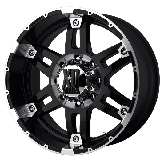 XD XD797 SPY 17X8 18 5X139.7 GLOSS BLACK MACHINED