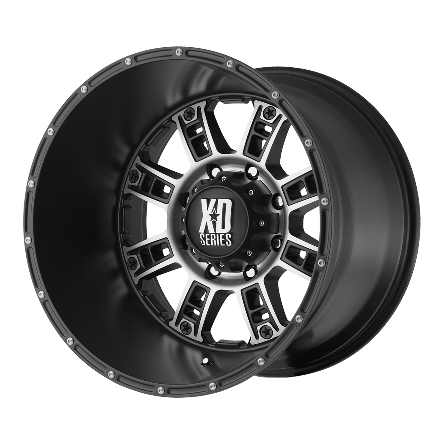 XD XD809 RIOT 20X10 -24 5X127 MATTE BLACK MACHINED
