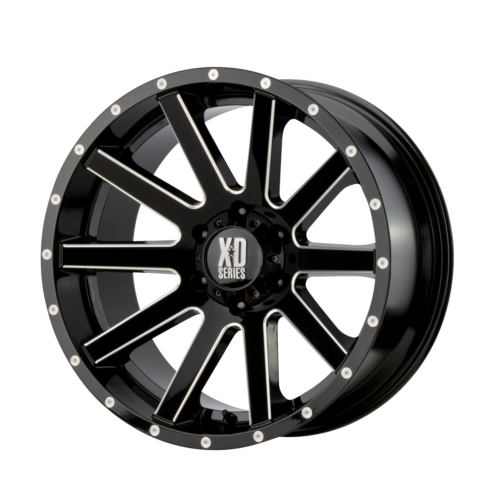 XD XD818 HEIST 16x8 10 6x139.7/6x5.5 Gloss Black Milled