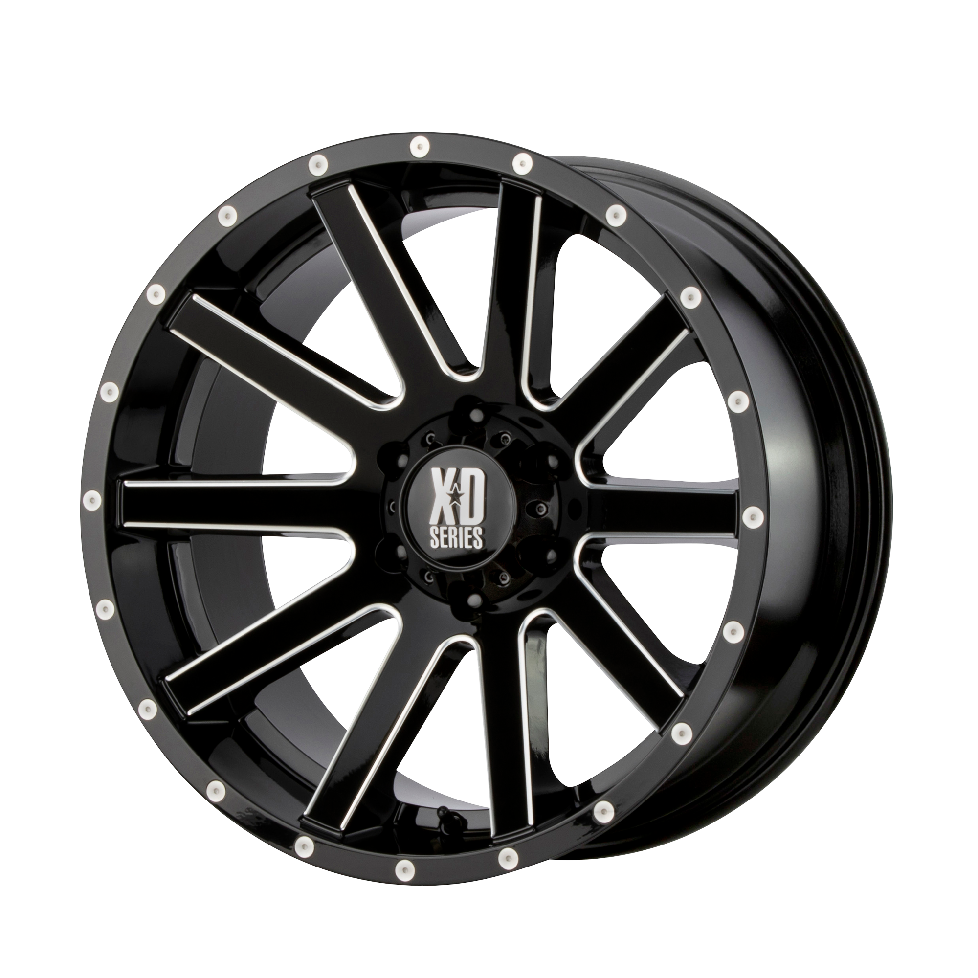 XD XD818 HEIST 20x9 30 5x150/5x150 Gloss Black Milled