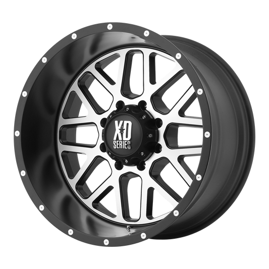 XD XD820 GRENADE 20x12 -44 6x139.7/6x5.5 Satin Black Machined Face