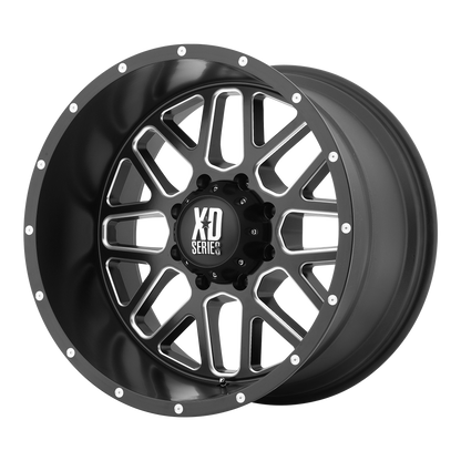 XD XD820 GRENADE 20X9 0 5X150 SATIN BLACK MILLED