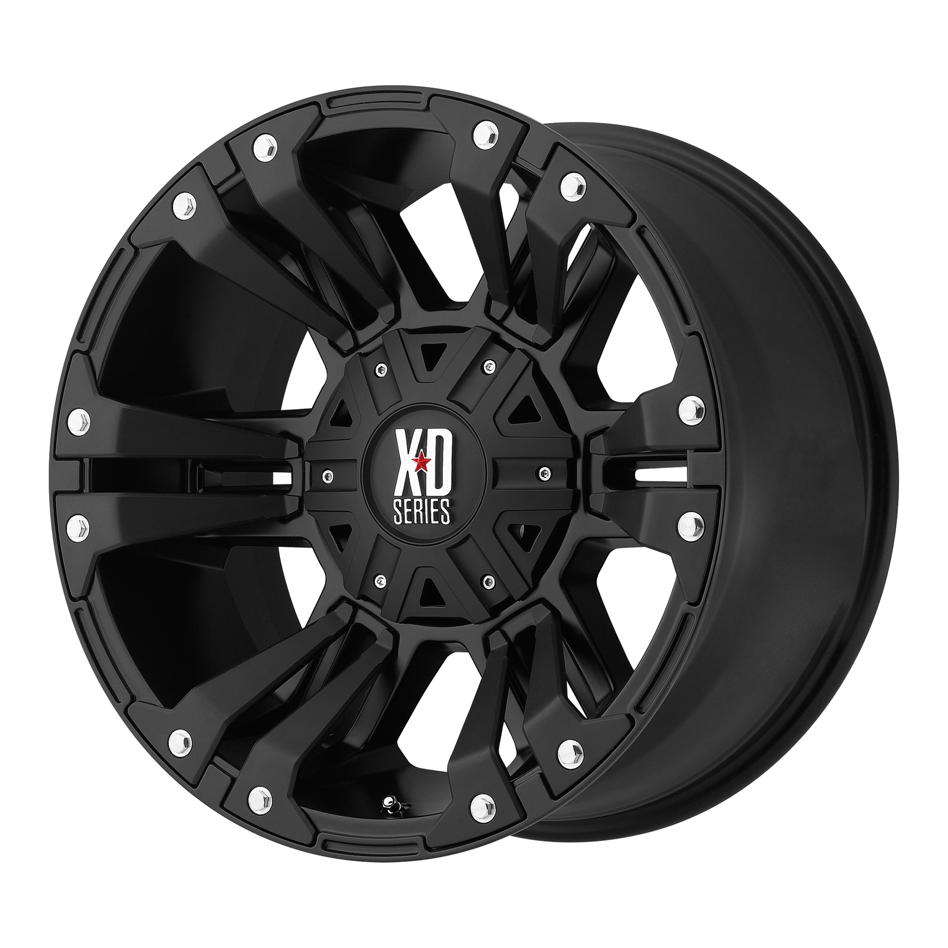 XD XD822 MONSTER II 18x10 -24 6x135/6x139.7/6x135/5.5 Matte Black