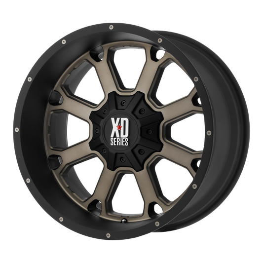 XD XD825 BUCK 25 20x9 30 6x135/6X5.3 Matte Black Dark Tint