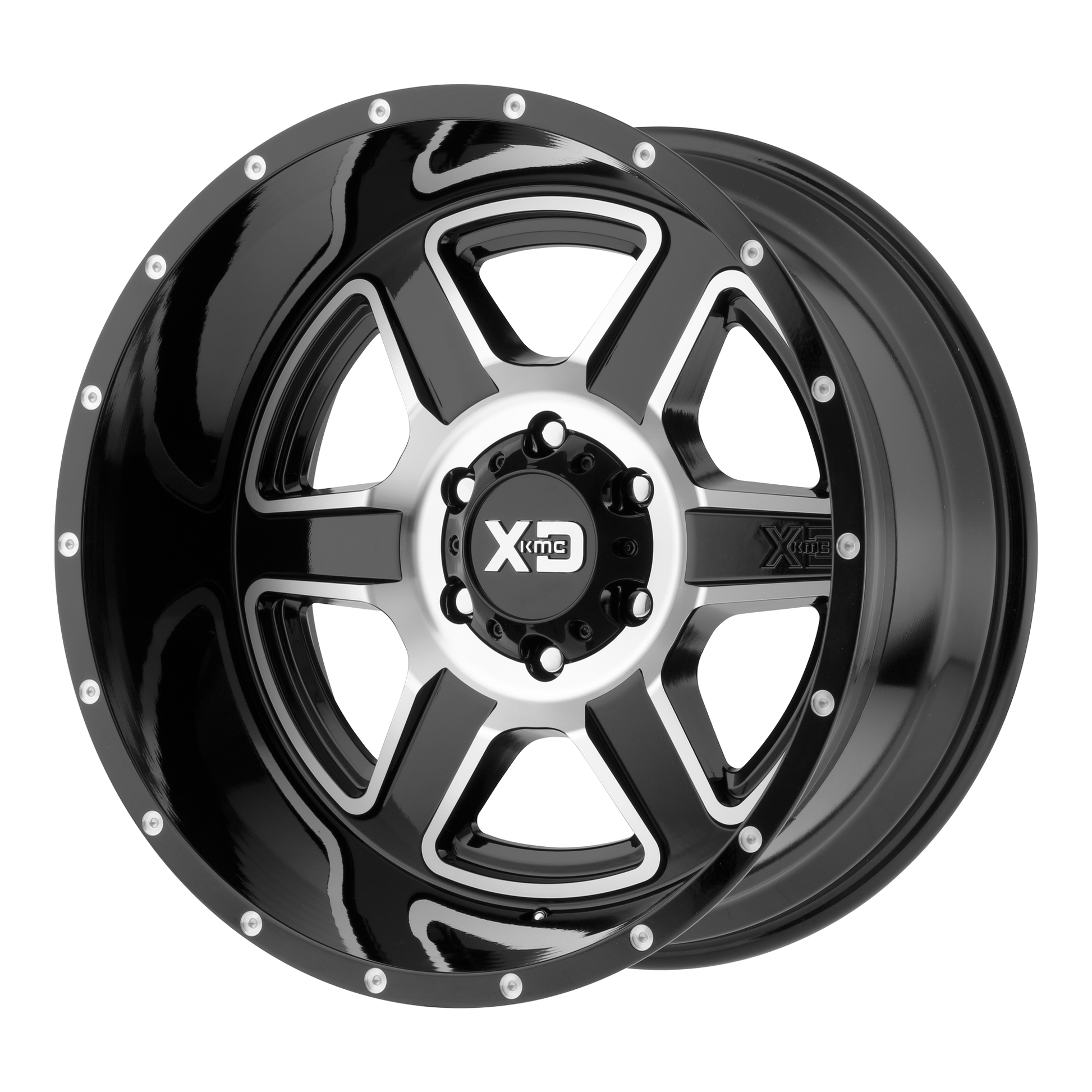 XD XD832 FUSION 18X9 0 6X135 GLOSS BLACK MACHINED