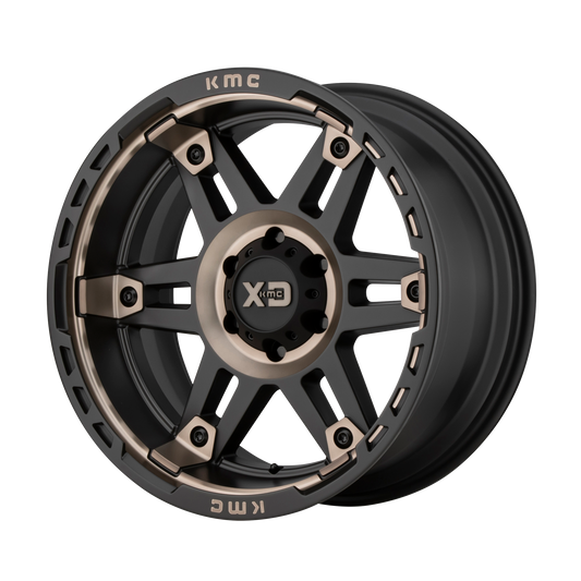 XD XD840 SPY II 20x9 18 6x135/6X5.3 Satin Black Dark Tint